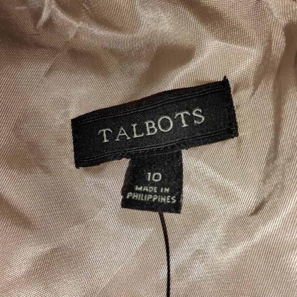 MUTED GOLD LACE PRINT DRESS NWT - Picture 10 of 10